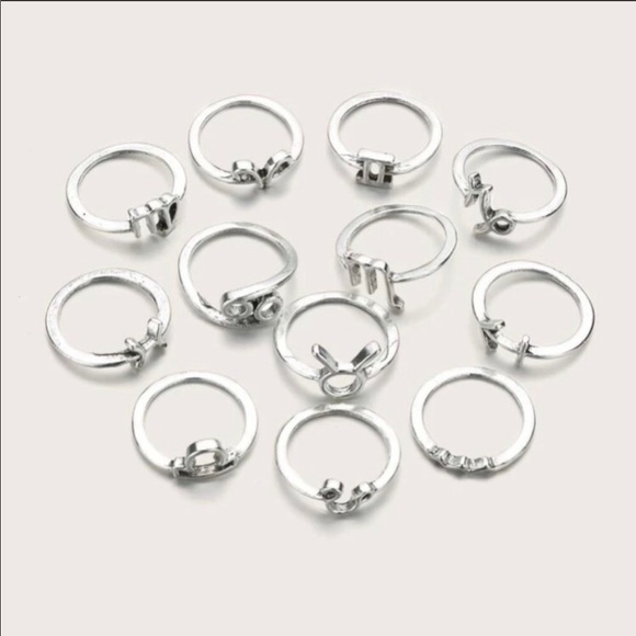 NEW Silver Zodiac Metal Knuckle Rings - Picture 4 of 4